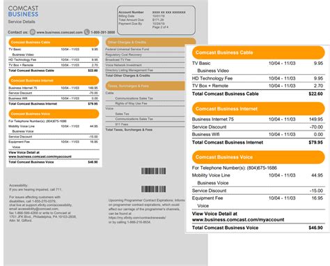 comcast bill pay business